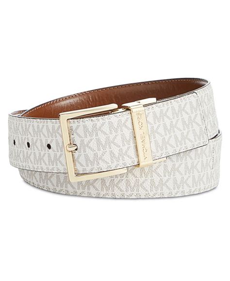 michael kors mens belts uk|Michael Kors reversible leather belt.